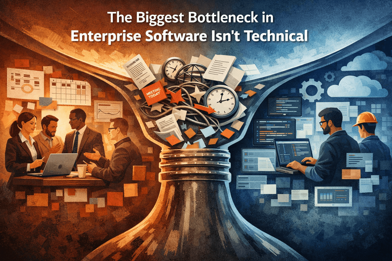 The Biggest Bottleneck in Enterprise Software Isn't Technical